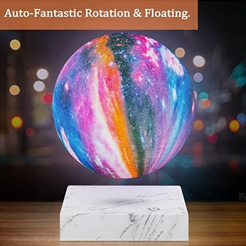 VGAzer Levitating Moon Lamp, Levitation Globe Lamp,Floating Moon Lamp,Novelty Lighting Gifts, Magnetic Ball Lamp for Kids Family