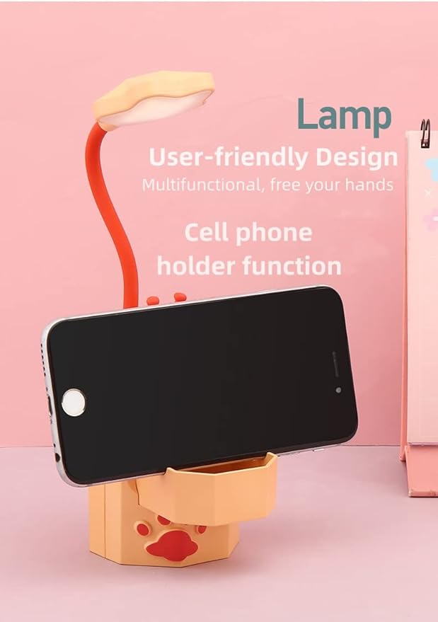 Led Reading Night Light, Cute Mini Kawaii Desk Lamp,Foldable Cute Desk Lamp,Cute Lamps for Home Office for Bedrooms Aesthetic,Office Desk Lamp Led Nights for Kids for Office 3 Colors