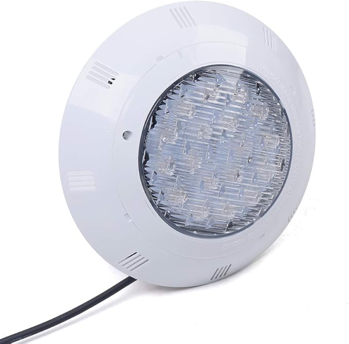 25W 12V LED Pool Light 2000LM RGB Color-Changing Waterproof IP68 Underwater LED Lights 120° Swimming Pool Fountain Pond Colorful Lamp with Remote Controller