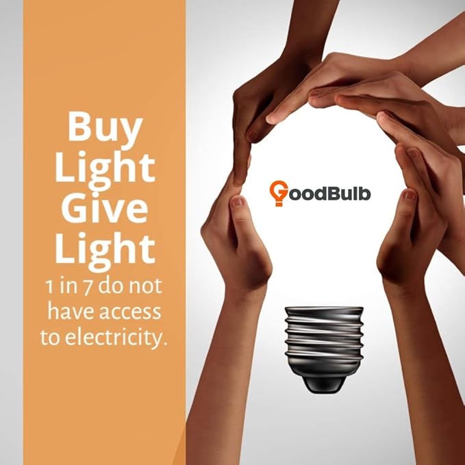 GoodBulb 25-Watt Incandescent Flame Tip Light Bulbs CA10 Clear Finish Medium E26 Base 2700K Warm White Color Dimmable 25W 175 Lumens Pack of 12 Bulbs
