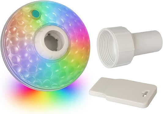 Game Pool Lights - 12 Colors 3 Modes, Easily Installable, Remote Controlled, Uses 3 AAA Batteries, for Above Ground Pools
