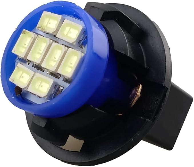 T10 194 168 Dash Instrument Ice Blue LED Light Bulbs Bright Panel Gauge Cluster Dashboard LED Light Bulbs 10Pcs/Set