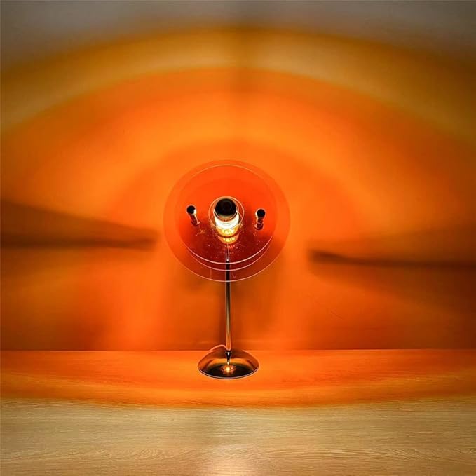 Sunset Table Lamp Projection Rainbow Night Light Atmosphere Home Decoration USB LED Photography Lighting for Wall Decor Lights (Colourful)