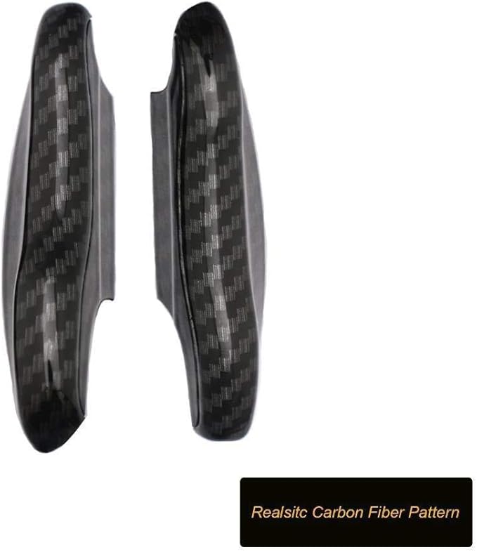 x xotic tech Carbon Fiber Style Key Fob Cover Smart Remote Case Side Blades Shell, Compatible with 2017-up Porsche Panamera, 2019-up Porsche Cayenne G2, 2020-up 911 Carrera Taycan
