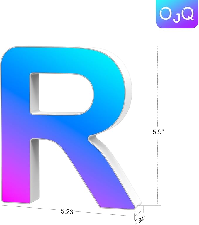 Light Up Letters LED Letter - Marquee Letters Room Decor Music Sync Color Change Colorful - Christmas Birthday Gifts for Girl Boys 7 Year Old Girl Birthday Gifts Gifts