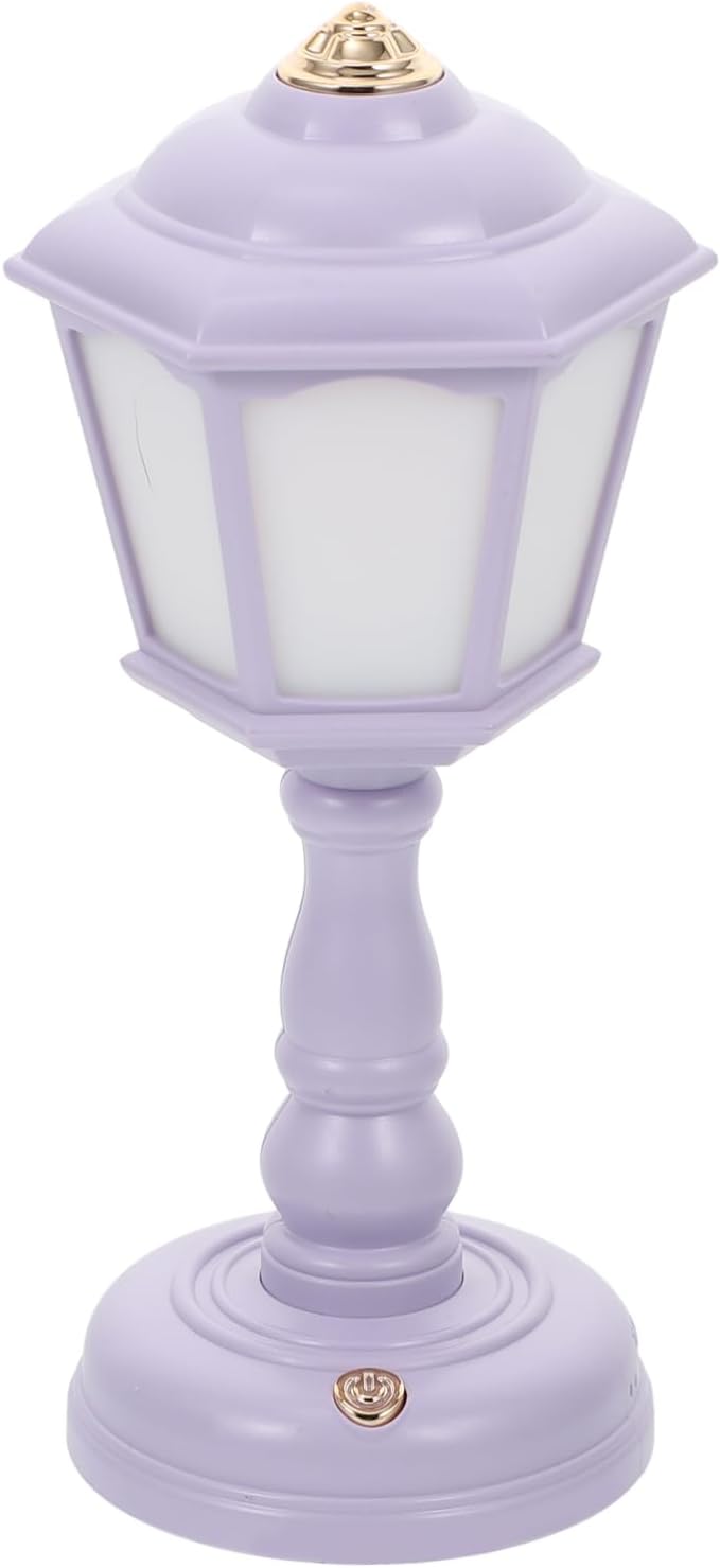 1set Vintage Lamp for Bedroom Mini Table Light Rechargeable Nightstand Retro Style USB Power