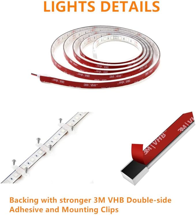 Marine Submersible Boat LED Strip Lights, 12V 4FT IP68 Waterproof Underwater Led Lights, Boat Interior Light, Boat Deck Light Courtesy Lighting for Night Fishing Pontoon Kayak, Green