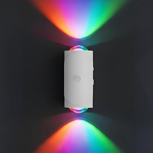 Rechargeable Motion Sensor Night Light, Magnetic RGB Color Changing LED Ambient Lighting, Compact Battery Operated Indoor Wall Light for Hallway, Stairs, Bathroom & Kids Room (USB-C)