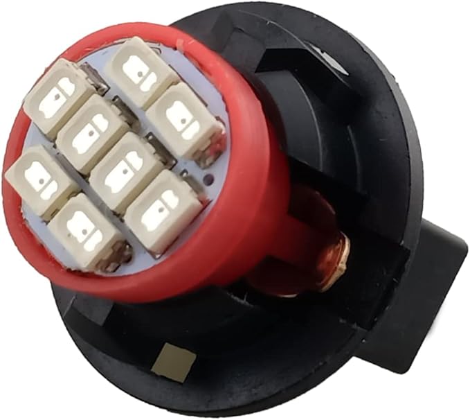 T10 194 168 Dash Instrument White LED Light Bulbs Bright Panel Gauge Cluster Dashboard LED Light Bulbs 10Pcs/Set (Red)