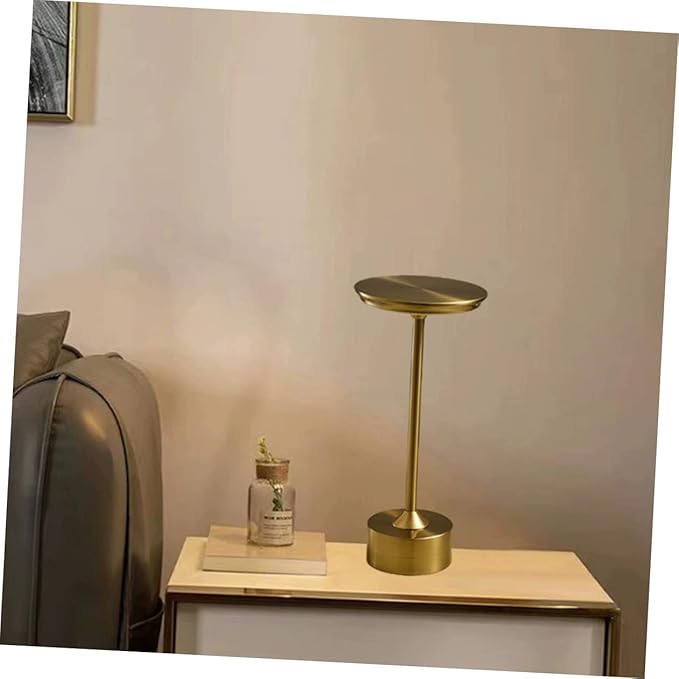 Vaguelly USB Rechargeable Eye Caring Desk Lamp Bedside Nightstand Light with Soft Illumination for Relaxing Space Portable Light for Bedroom and Office Use