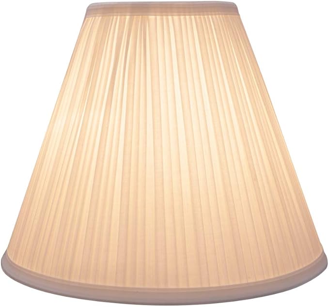 Aspen Creative 59176A, Empire Uno Lamp Shade, Off White, 5" Top x 11.5" Bottom x 9.5" Slant Height, Slip UNO 33mm