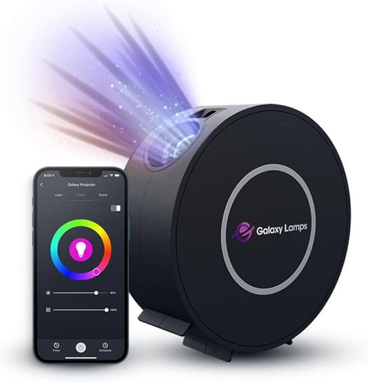 Authentic Galaxy Lamps Galaxy Projector | LED Nebula Star Light for Bedroom & Gaming | Green Stars Night Light