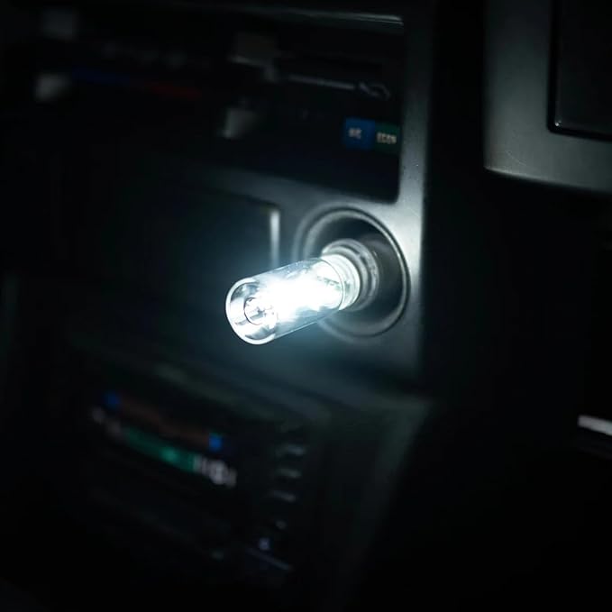 Retro Car Bulbs, No Pole Touch Dimmable USB & Battery Operated LED Car Interior Decorative Lamp, Automotive Interface Mood Night Lights, Mini Portable Camping Lights Decorations (white, 1Pack)