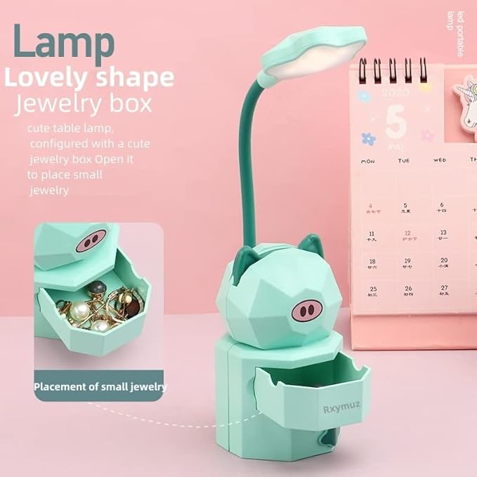 Led Reading Night Light, Cute Mini Kawaii Desk Lamp,Foldable Cute Desk Lamp,Cute Lamps for Home Office for Bedrooms Aesthetic,Office Desk Lamp Led Nights for Kids for Office 3 Colors