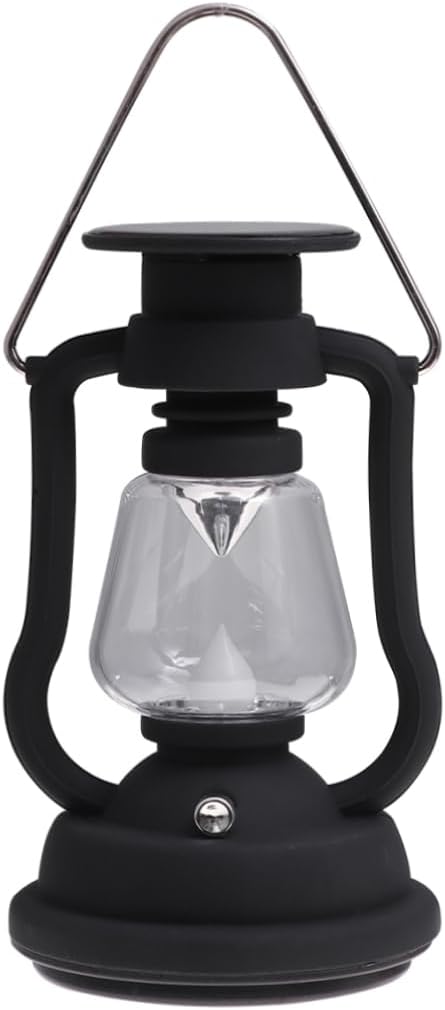BESPORTBLE Led Camping Lantern Solar Retro Horse Lamp Portable Rechargeable Outdoor Solar Lantern for Emergencies