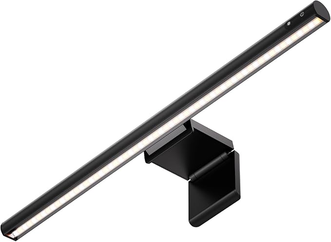 LYMAX Computer Monitor Light Bar, USB Computer Lamp Dimmable Screen Light Bar, Adjustable Brightness/Color Temperature with Touch Contror, No Screen Glare, Space Saving for Home Office Desk Light