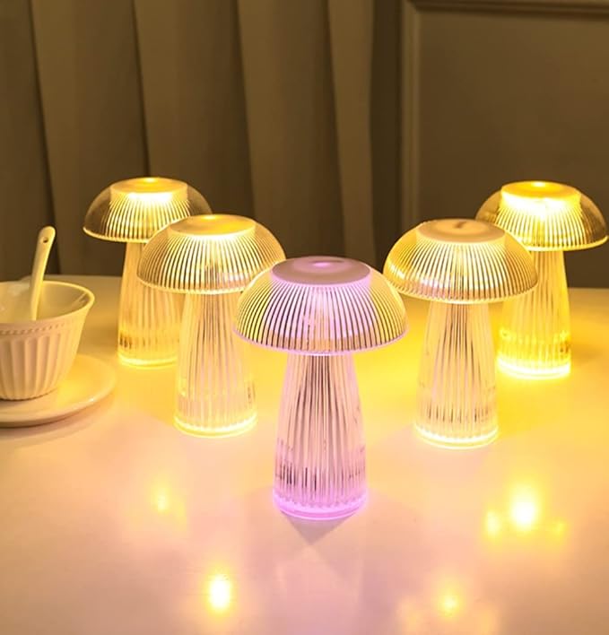 Crystal Lamp, Crystal Table Lamp Rose Crystal Lamp USB Diamond Table Lamp 16 Color Changing Touch Crystal Lamp (J)