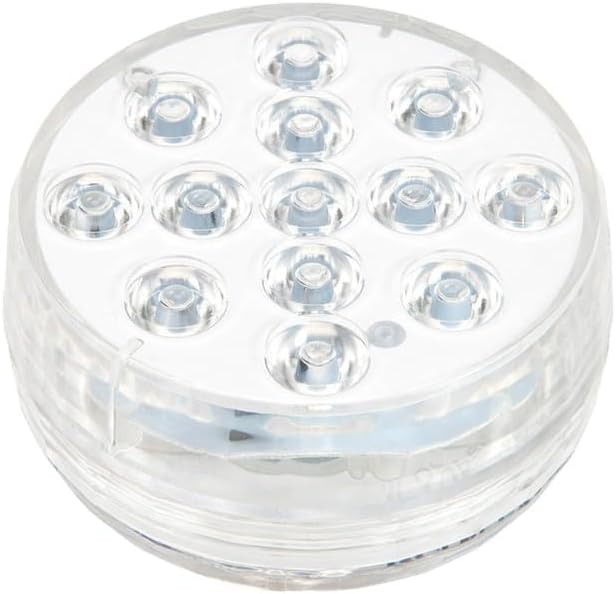 Saker Submersible LED Pool Lights - 13-Bead Underwater Light with 21-Key Remote, Waterproof Color-Changing RGB Lights for Pools, Hot Tubs, Ponds, Spa & Party Décor (1PC)