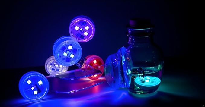 Christmas Lights Battery Operated LED Color Changing Pumpkin Light Candle Light with Remote for Party Event Pool Pond Fountains Wedding Christmas Vases Decor(10pcs)