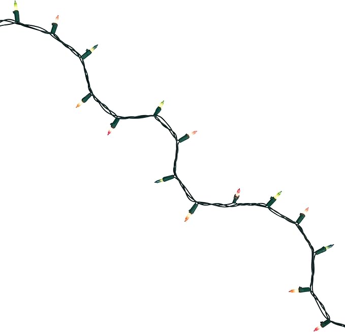 Northlight Mini Christmas Lights - Pastel Multicolor - 7' Green Wire - 35ct