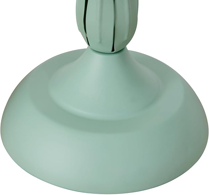 Flower Desk Lamp, Table Lamp LED Reading Light for Small Space Bedroom Home Office, Bedside Lamp with Soft Light, Applicable 5-10m² Area (Green, 19.6" D x 5.9" H)