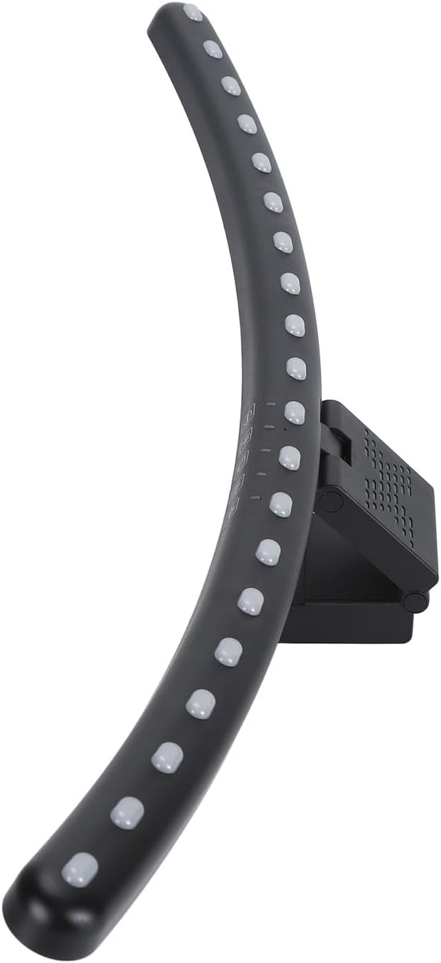 RGB Monitor Lamp Bar, Light Source RGB Monitor Light Bar for Office, Monitor Lamp Bar with RGB Backlight and Music Sync, Eye Caring Curved Computer Monitor Light Bar