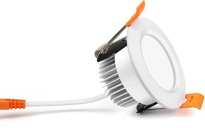 YGS-Tech 2 Inch LED Recessed Lighting, Dimmable Downlight 3W(35W Halogen Equivalent), CRI80, 2700K Ultra Warm White Ceiling Light with LED Driver (1 Pack)