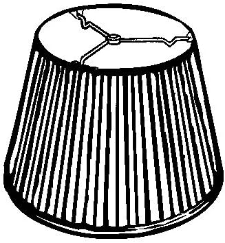 Royal Designs, Inc. Deep Empire Side Pleated Basic Lamp Shade, BS-729-14EG, 9 x 14 x 10.5 (Spider), Eggshell