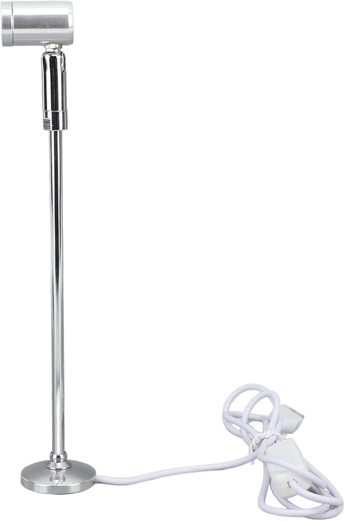 Garosa LED Standing Cabinet Spotlight USB Powered Modern Design Display Gallery Showroom Adjustable Heat Dissipation White Light Spotlight for Retail Store Museum Exhibition