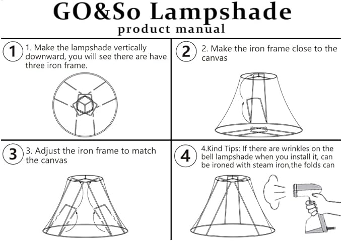 Burgundy Bell Lamp Shades 6" Top x 13" Bottom x 9.8" High(Spider) Medium Lamp Shade, Fabric Lamp Shade for Table Lamp,Bedside Lamp,Side Ribbing Hand Crafted Replacement Lampshade by GO&SO