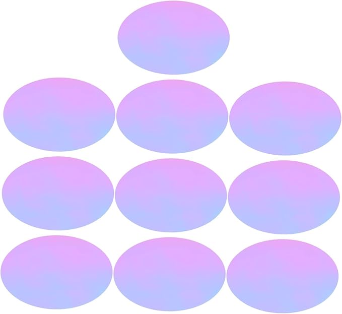 20 Pcs Led Sunset Lamp for Room Decor Camera Filter Sheet Film for Photo Lighting Decor Lighting 66mm Diameter