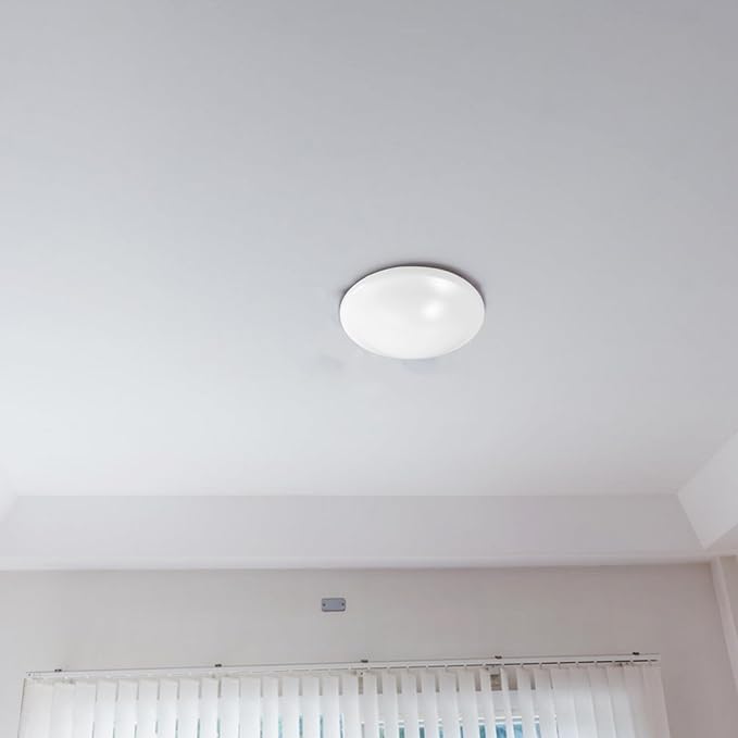 iplusmile Replacement Mushroom Ceil Shade, Plastic White Flush Mount Ceiling Light Cover Lamp Dustcovers for Wall Sconce Chandelier Lamps Ceiling Lighting Fixtures 18.7cm