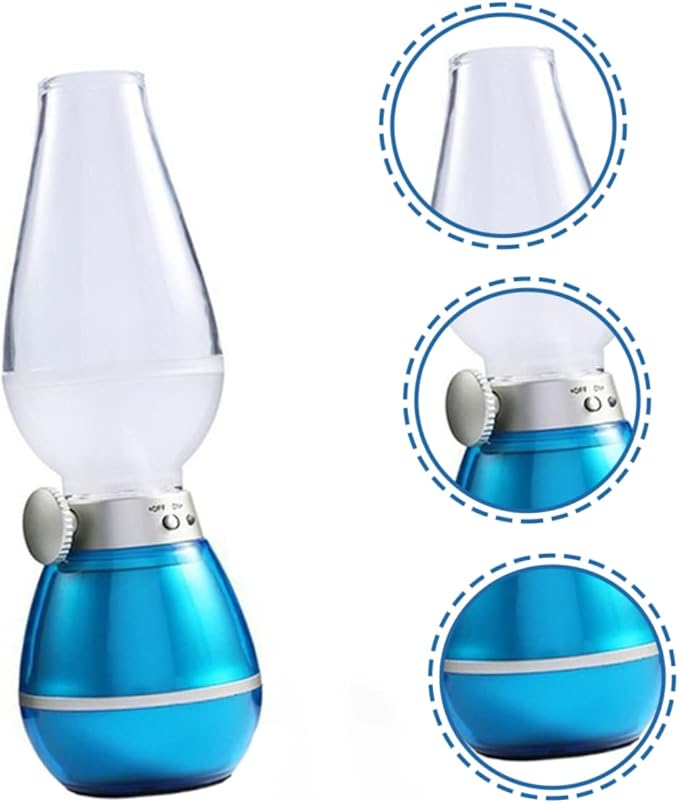 Handheld Rechargeable Retro Light Multi-Functional Led Lamp for Indoor Decorative Lighting Random Color