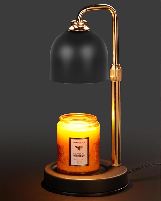 Candle Warmer Lamp with Timer & Dimmable Brightness, House Warming Gifts New Home, Candle Warming Lamp Gifts for Anniversary, Birthday Gifts for Women Mom, Flameless Wax Melt Warmer for Jar Candles