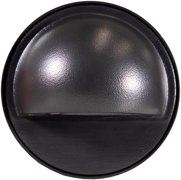 VOLT Cast Brass 12V Deck Light (Black) with 3W 2700K Warm White G4 LED Bulb for Low Voltage Landscape Lighting on Outdoor Patio, Railing, Step, Fence & Dock