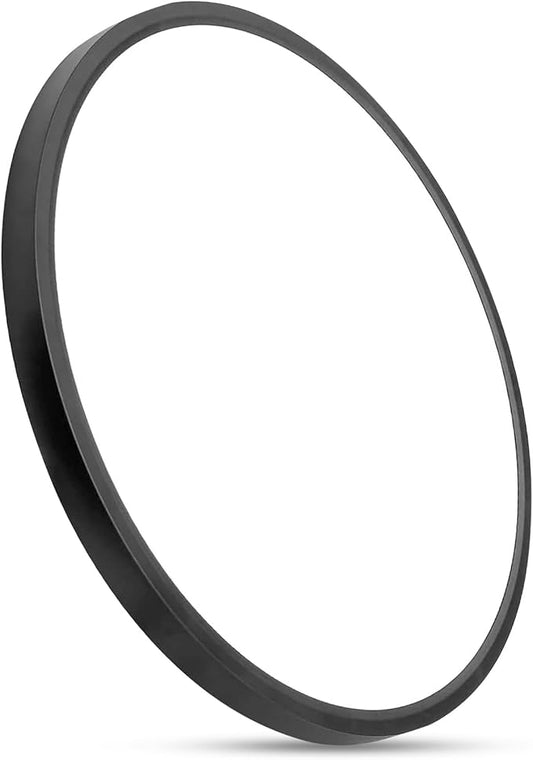 20 Inch Large LED Flush Mount Ceiling Light, 40W,4350LM, 3000K/4000K/6000K CCT Selectable, 0.98inch Super Slim Low Profile Round Flat Panel Light for Bedroom,Kitchen,Hallway(Black)