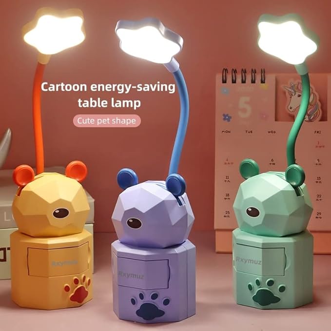 Led Reading Night Light, Cute Mini Kawaii Desk Lamp,Foldable Cute Desk Lamp,Cute Lamps for Home Office for Bedrooms Aesthetic,Office Desk Lamp Led Nights for Kids for Office 3 Colors
