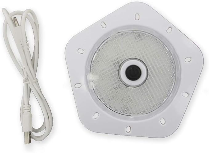 Aqua Select Waterbright Magnetic Rechargeable LED Light for Above Ground Pools | 100% Waterproof | 8 Color Combinations