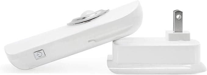 Sensky 3-in-1 Motion Sensor Night Light Plug in, Rechargeable Flashlight, Emergency Light for Bedroom, Bathroom, Living Room, Stairways, Hallways - Cool White