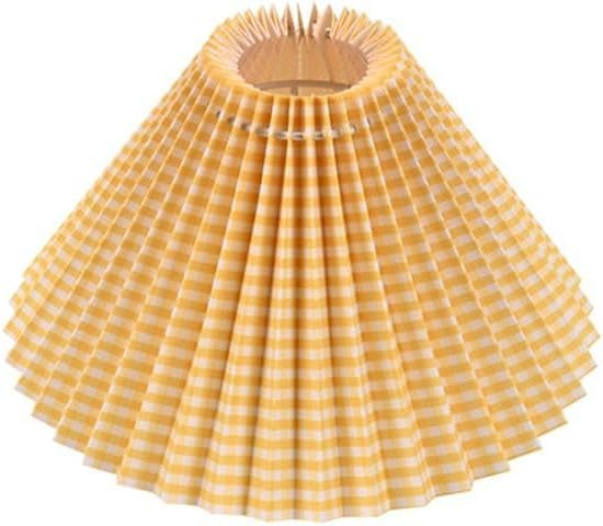 Fabric Lampshade Cloth Lamp Shade, Pleated Lampshade, Bedside Desktop Lamp Cover, Lamp Shade for Table Lamp, Lamp Shades for floor lamps and Bedside Nightstand Lamp Cover