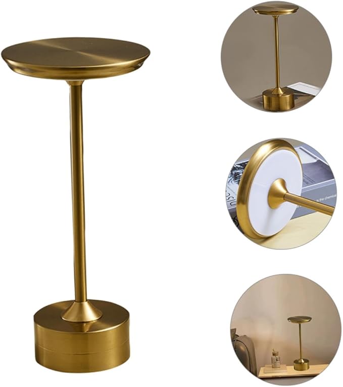 Vaguelly USB Rechargeable Eye Caring Desk Lamp Bedside Nightstand Light with Soft Illumination for Relaxing Space Portable Light for Bedroom and Office Use