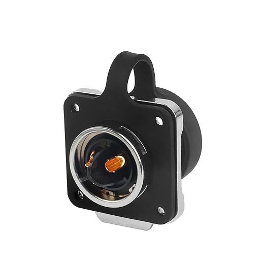 CNLINKO LP20 Reverse Mount 3-Pin Waterproof Circular Electrical Connector, IP68 Female Plug Male Socket for Automotive Machinery and Outdoor Use Quick Connect Aviation Connector (Metal Plug)