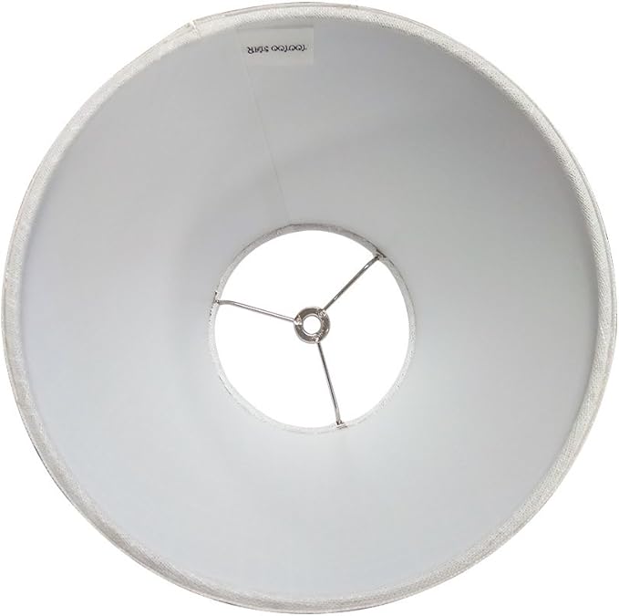 Tootoo Star Barrel White Small Lamp Shade for Table Floor Lamps Replacement, 6x10x7.5 Inch, Fabric Cloth, Spider Model (white)