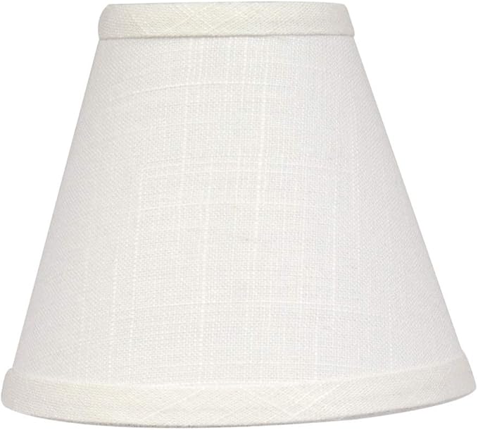Tootoo Star Barrel White Small Lamp Shade for Table Floor Lamps Replacement, 6x10x7.5 Inch, Fabric Cloth, Spider Model (white)