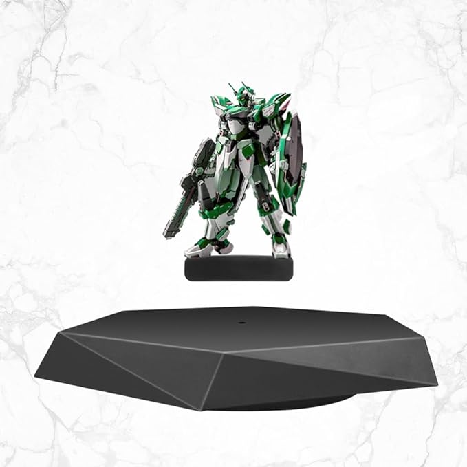 Levitating Display Stand,Magnetic Floating Display with Stand for Toys,Figures,Miniatures,360 Degree Miniature Automatic Rotating Stand,Levitating Decor for Home & Office,Birthday Gift,Christmas Gift,Futuristic Gadgets,Black