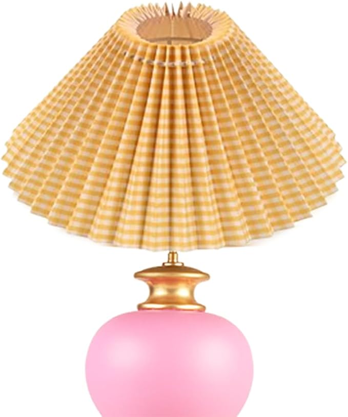 Fabric Lampshade Cloth Lamp Shade, Pleated Lampshade, Bedside Desktop Lamp Cover, Lamp Shade for Table Lamp, Lamp Shades for floor lamps and Bedside Nightstand Lamp Cover