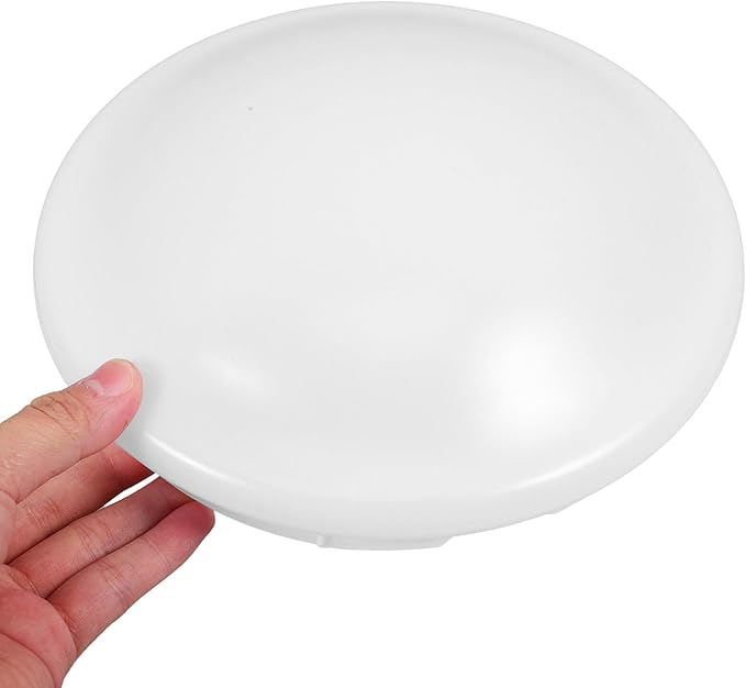 iplusmile Replacement Mushroom Ceil Shade, Plastic White Flush Mount Ceiling Light Cover Lamp Dustcovers for Wall Sconce Chandelier Lamps Ceiling Lighting Fixtures 18.7cm