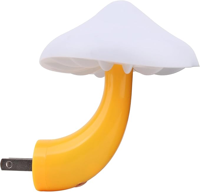 Mushroom Night Light, Mushroom Decor Bathroom LED Light, Decorative Night Lights Plug Into Wall, Sensor LED Bathroom Lamp Cute Night Light for Adults Kids, Toilet Light Kids Bathroom Decor
