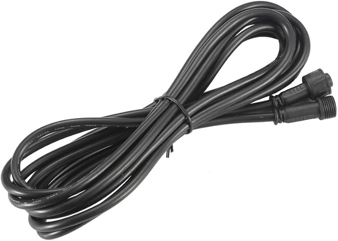 FVTLED 2m 6.56ft 4Pin Extension Cable Wire with Male and Female Connectors at Both Ends for RGB LED Deck Light