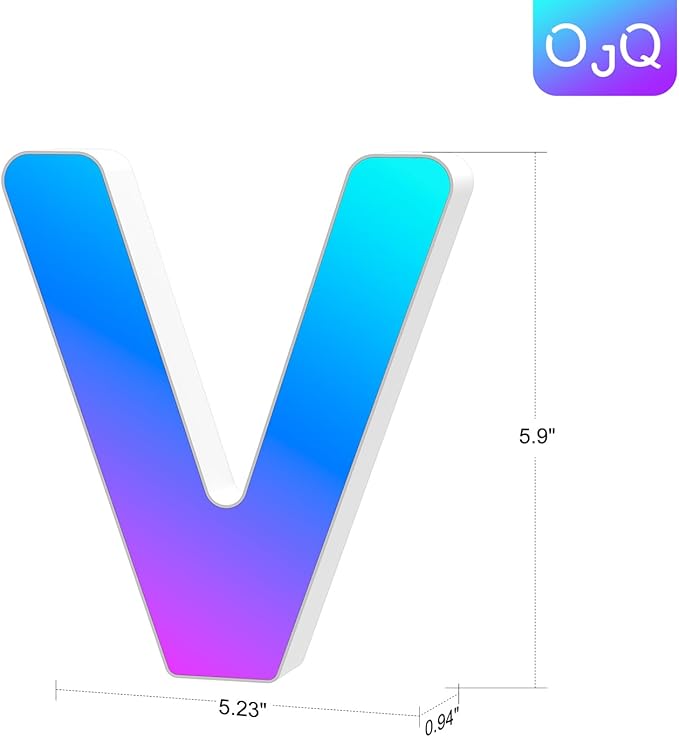 OJQ Light Up Letters LED Letter - Marquee Letters Dorm Room Decor Bedroom Wall Decor Room Lights - Christmas Birthday Gifts for Girl - Teen Girls Gifts Party